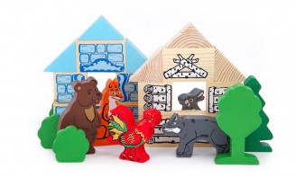 Комплект игрушек для сказкотерапии "Зайкина избушка" - fgospostavki.ru - Тихорецк