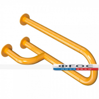 Поручень настенный не откидной с боковой опорой "Антибак" 600 х 135 х 120 миллиметров - fgospostavki.ru - Тихорецк