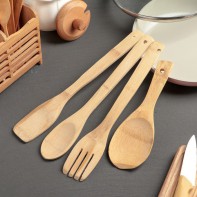 Набор кухонных принадлежностей (дерево) - fgospostavki.ru - Тихорецк