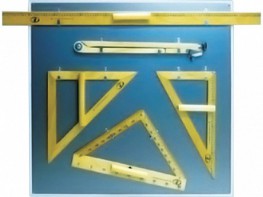 Комплект линеек для школьной доски + доска крепежная (для хранения) - fgospostavki.ru - Тихорецк