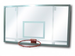 Щит баскетбольный игровой, поликарбонат (1800х1200 миллиметров) - fgospostavki.ru - Тихорецк