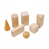 Набор "Тела геометрические" (деревянные) 14штук - fgospostavki.ru - Тихорецк