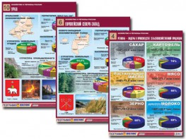 Комплект таблиц "Хозяйство и регионы России" (14 таблиц, А1, ламинированные) - fgospostavki.ru - Тихорецк