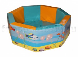 Сухой бассейн восьмигранный с шелкографией - fgospostavki.ru - Тихорецк