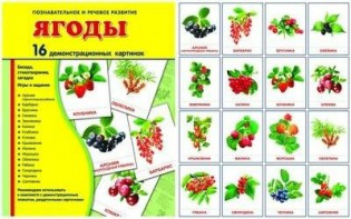 Демонстрационные карточки "Ягоды" - fgospostavki.ru - Тихорецк