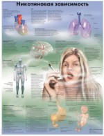 Плакат "Никотиновая зависимость" ламинированный - fgospostavki.ru - Тихорецк