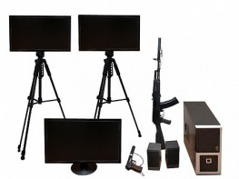 Учебно-тренировочный комплекс огневой подготовки "Стрелец-2/М" (мишень-монитор, массогабаритные макеты оружия АК и ПМ) - fgospostavki.ru - Тихорецк