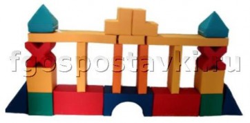 Мягкий модуль-конструктор "Архитектор" (22 элемента) - fgospostavki.ru - Тихорецк