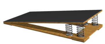 Мостик гимнастический подкидной усиленный (4 пружины) - fgospostavki.ru - Тихорецк