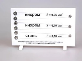 Прибор для демонстрации зависимости сопротивления проводника от его длины, сечения и материала - fgospostavki.ru - Тихорецк