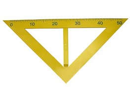 Угольник классный пластмассовый (45 и 45 градусов) - fgospostavki.ru - Тихорецк