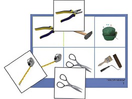 Логопедическое лото "Инструменты" (4 планшета, 24 карточки, цветное, ламинированное) - fgospostavki.ru - Тихорецк