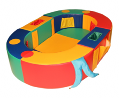 Манеж овальный 150х100х30 сантиметров - fgospostavki.ru - Тихорецк