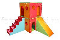 Домик игровой двухэтажный (комплект) - fgospostavki.ru - Тихорецк