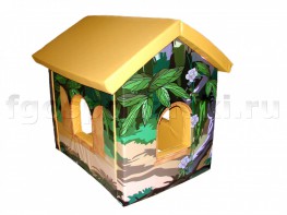 Домик игровой "Джунгли" с рисунком (трансформируется в маты) - fgospostavki.ru - Тихорецк
