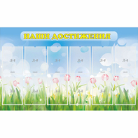 Стенд "Наши достижения" с 12 карманами - fgospostavki.ru - Тихорецк