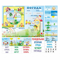 Стенд "Погода" с карманами для вставок - fgospostavki.ru - Тихорецк