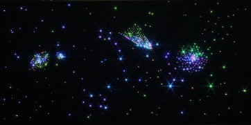 Настенный фиброоптический ковер "Млечный путь" 200х100, 300 точек - fgospostavki.ru - Тихорецк