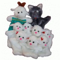 Набор перчаточных кукол "Волк и семеро козлят" - fgospostavki.ru - Тихорецк