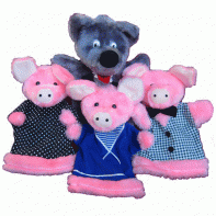 Набор перчаточных кукол "Три поросенка" - fgospostavki.ru - Тихорецк