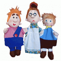 Набор перчаточных кукол "Карлсон, который живет на крыше" - fgospostavki.ru - Тихорецк