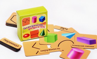 Набор магнитных карточек "Геометрические фигуры и тела" - fgospostavki.ru - Тихорецк