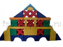 Мягкий модуль-конструктор "Городок" (32 элемента) - fgospostavki.ru - Тихорецк