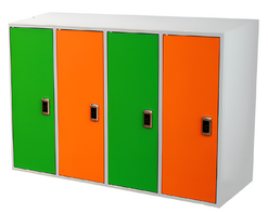 Шкаф-локер металлический 4-х местный с электронным замком - fgospostavki.ru - Тихорецк