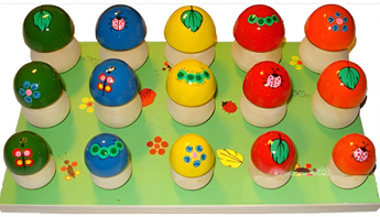 Развивающая игрушка для детей с нарушением слуха "Грибная полянка" - fgospostavki.ru - Тихорецк