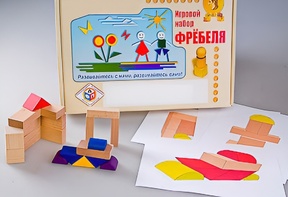 Игровой набор Фребеля "Конструктор деревянный без соединений-2" (Серия "Эксперимент") - fgospostavki.ru - Тихорецк