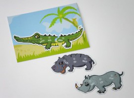 Магнитный пазл "Чей хвост?" - fgospostavki.ru - Тихорецк