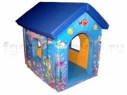 Домик игровой "Море" с рисунком (трансформируется в маты) - fgospostavki.ru - Тихорецк