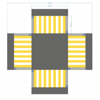Имитация четырехстороннего перекрестка 5,5*4,5 м - fgospostavki.ru - Тихорецк