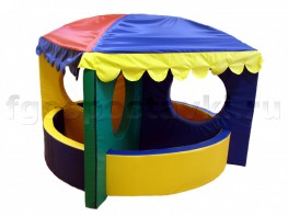 Сухой бассейн-трансформер "Карусель" 6 элементов с шариками - fgospostavki.ru - Тихорецк
