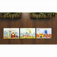 Комплект настенных панелей «Стройка» - fgospostavki.ru - Тихорецк