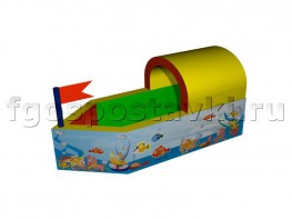 Сухой бассейн "Кораблик" с шелкографией - fgospostavki.ru - Тихорецк