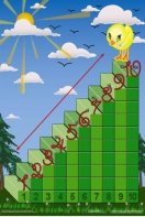 Интерактивная таблица на магнитах "Лесенка для счета" - fgospostavki.ru - Тихорецк