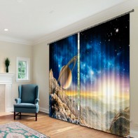 Комплект светонепроницаемых штор "Космическая история" - fgospostavki.ru - Тихорецк