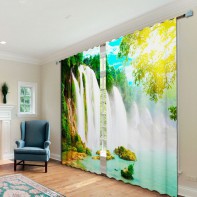 Комплект светонепроницаемых штор "Водопад" - fgospostavki.ru - Тихорецк