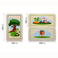 Набор стеновых панелей «Мир сказки - У Лукоморья» - fgospostavki.ru - Тихорецк