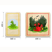 Набор стеновых панелей «Мир сказки - Волшебные герои» - fgospostavki.ru - Тихорецк