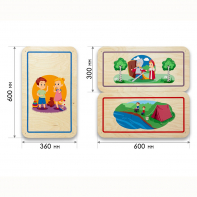 Набор стеновых панелей «Мои увлечения - Любимые занятия» - fgospostavki.ru - Тихорецк