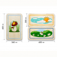 Набор стеновых панелей «Природа нашего края - Прогулка» - fgospostavki.ru - Тихорецк