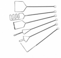 Постановочные зонды на витых ручках (с кочергой), шесть шариков. Комплект из 6 зондов - fgospostavki.ru - Тихорецк