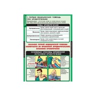 Комплект таблиц. ОБЖ. Правила оказания первой медицинской помощи - fgospostavki.ru - Тихорецк