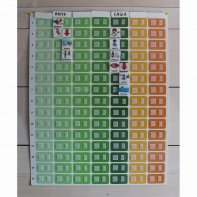 Панель для визуального расписания с цветными ячейками - fgospostavki.ru - Тихорецк