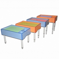 Песочные столы на регулируемых опорах RGB подсветка - fgospostavki.ru - Тихорецк