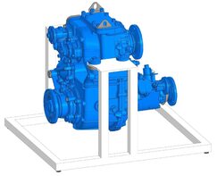 Учебное оборудование «Раздаточная коробка с коробкой отбора мощности в разрезе грузового автомобиля КамАЗ» - fgospostavki.ru - Тихорецк