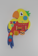 Бизиборд «Разноцветный попугай» - fgospostavki.ru - Тихорецк