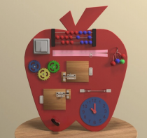 Бизиборд «Яблоко знаний» - fgospostavki.ru - Тихорецк